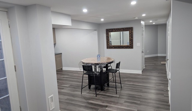 Clean and Cozy 2 BR basement unit with shared bathroom and kitchen