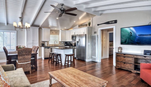 Clean & Close to Beach & Village with Loft & A/C-& Garage