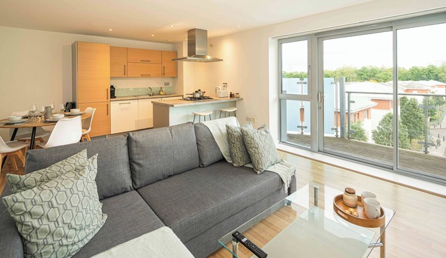 Clean & Comfortable 2-Bed with Views in Mile End