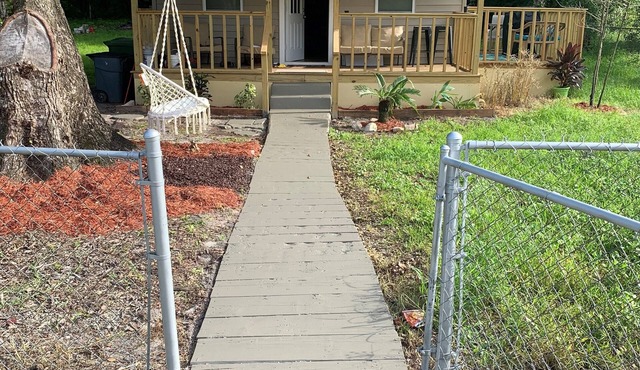 Clean & Cozy 2-bedroom with sleeper sofa, parking available for boats or RVs.
