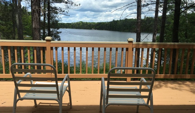 Clean, cozy lakefront cottage 1/2 mi from Blue Bear ORV and snowmobile trail