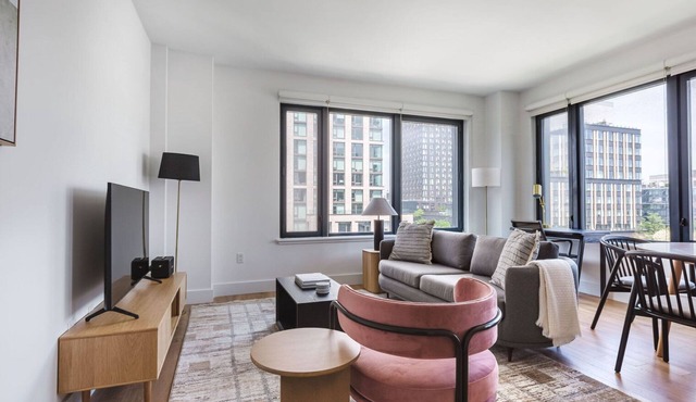 Clean LES 2BR w/Gym, W/D & Doorman, near Groceries, by Blueground