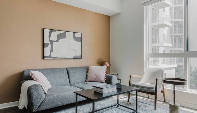 Clean Long Beach 1BR w/Pool, Rooftop & EV Charging, by Blueground