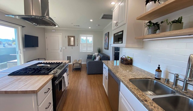 Clean Penthouse with Balcony