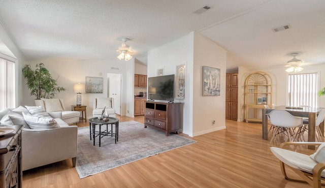 Clean, roomy & comfy home with access to two community pools and a boat launch.