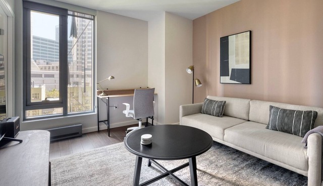 Clean Soma 1BR w/Gym & Yoga, nr Tech Companies, by Blueground