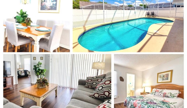 Clear Creek 3 Bedroom Home Private Pool 15 Min to Disney