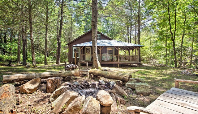 'Clearwater Cabin' on 10 Acres w/Trout Stream!