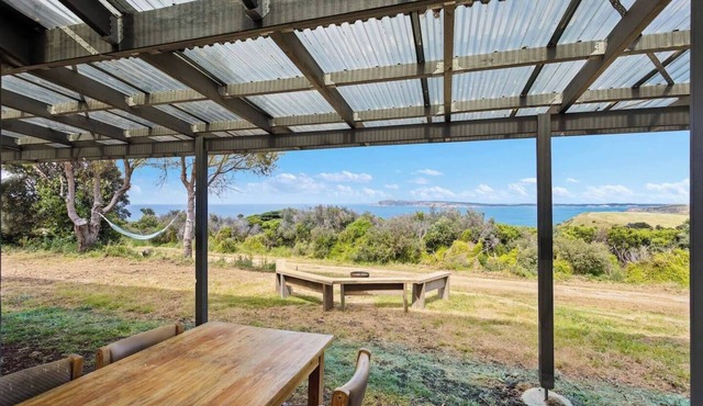 Clifftop Cocoon Swing into Scenic Sea Views