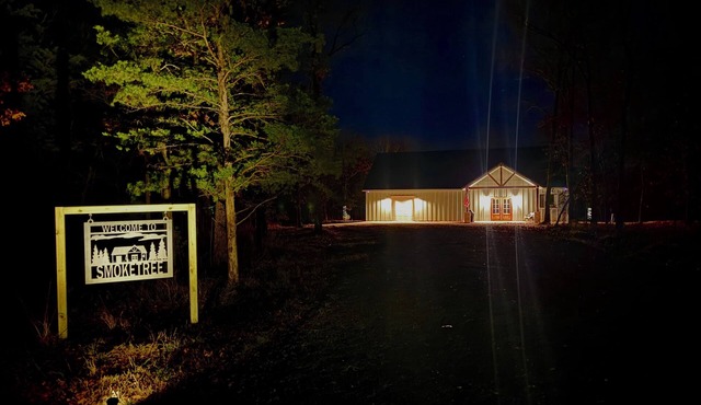 Clock out and relax at this 2-bedroom, 1-bath cabin off Hugo lake.