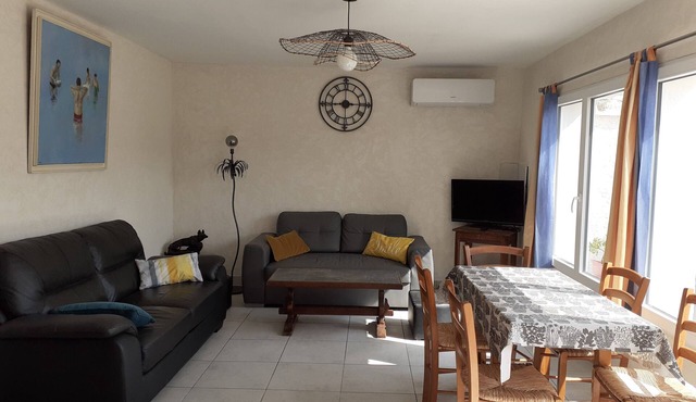 CLOSE TO THE BEACHES recent house, all comfort CLIM 4 pers