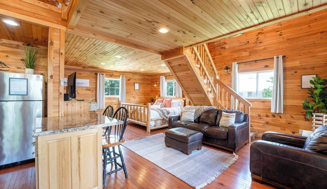 Cloud 9 Cabin with an indoor pool, hot tub, & fire pit!