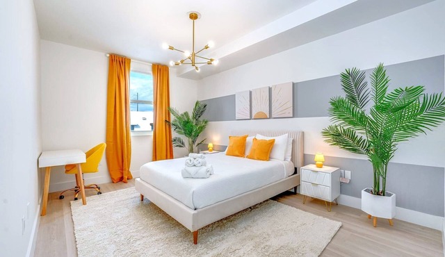 Coastal 2BR-2BA Oasis 5-Min Drive to Beach Free Parking EV Charger