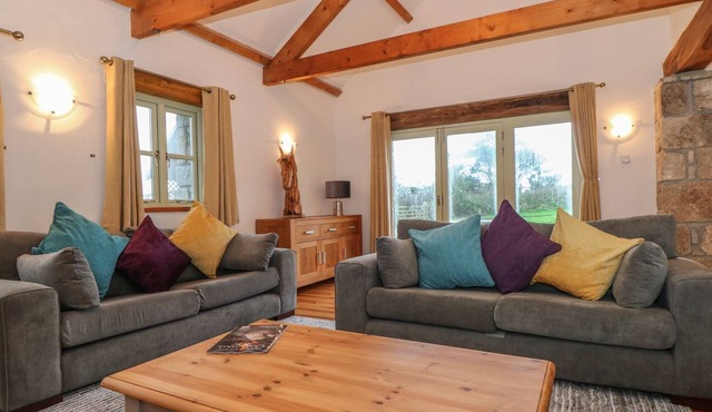 Coastal Barn Conversion, overlooking the stunning Cot valley.