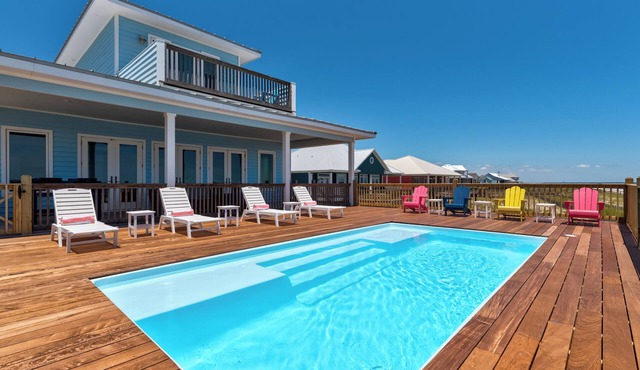 Coastal Charm | Open April 18th- Gulf Front, pool, hottub