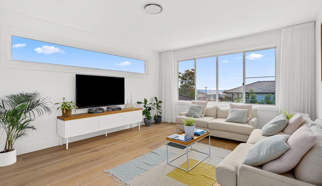 Coastal family haven with private pool and walking distance to beach.