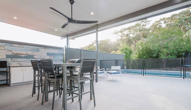 Coastal Family Oasis in Jewells with Pool, Outdoor Kitchen, Kids Play Area