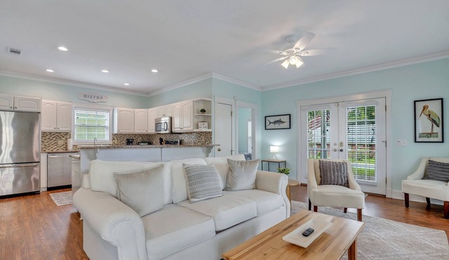 Coastal Inspired Bungalow Minutes to Downtown and Beach by Lucky Savannah