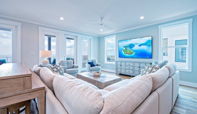 Coastal Kisses Brand New Gulf Front 6 Bedroom 7 bath Luxury House Sleeps 19 Private Pool