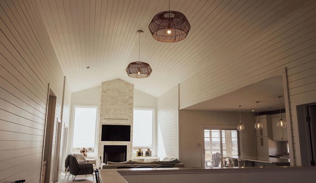 Coastal Luxury Escape with Hidden Rooms, Beach Steps Away & Modern Design