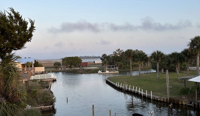 Coastal meets country in this small but spacious canal home.