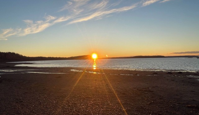 Coastal retreat on 5 acres at Friars Bay with beach, hammocks & fire pit