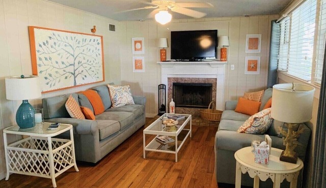 Coastal Serenity - Old time charm with a coastal touch near the beach.