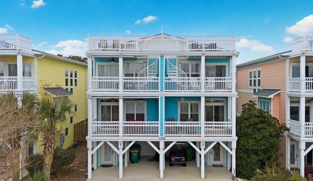 Coastal Sky House at Kure Beach | 4BR/4BA Coastal Retreat