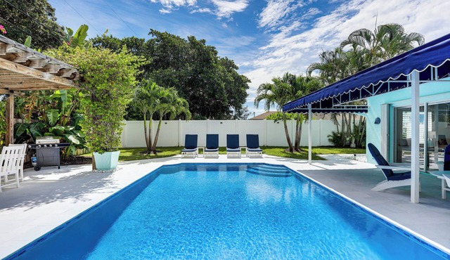 Coastal Villa w/Private Yard + Heated Pool!