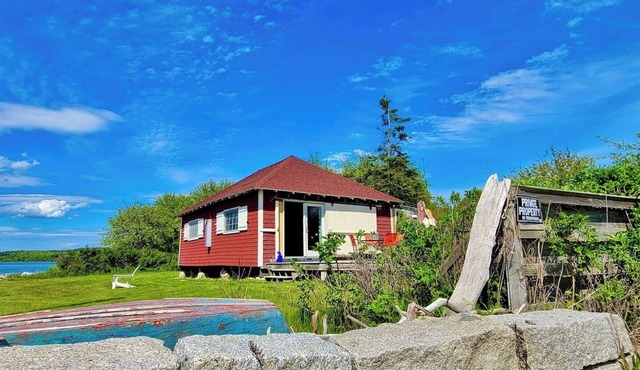 Coastal Waterfront Boat House on Tapley Farm