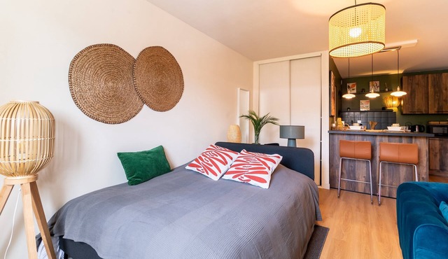 Cocon Coloré - Studio pour 2, 30min de Paris