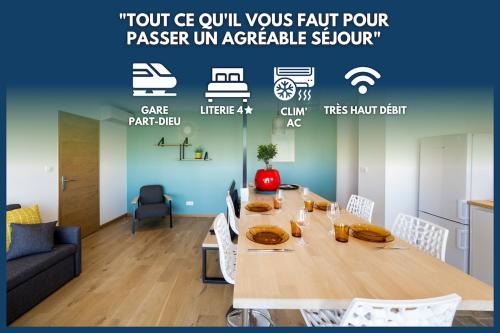 COCON - PartDieu l Parking l Climatisation by Dreamy Flat Lyon