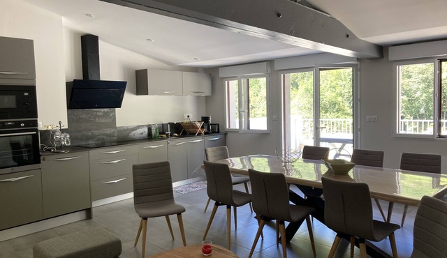 Cœur Barèges duplex 4 bedrooms, top floor residence, terrace overlooking the valley