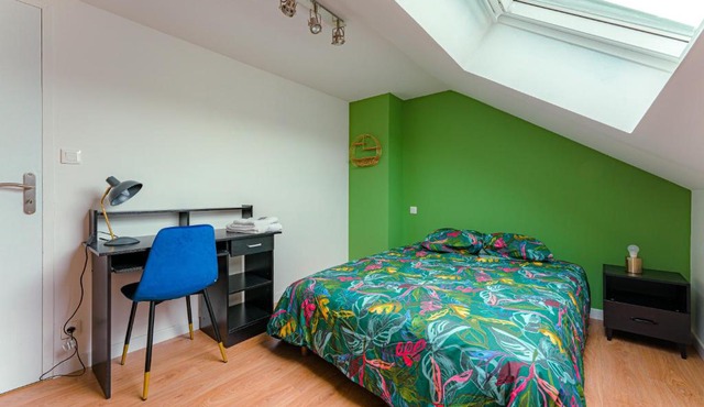 Coeur de ville #H1 - Chambre privée dans logement partagé - Wifi & Netflix - Centre ville & Transports - Machine à laver