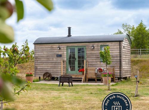 Coldharbour Luxury Shepherds Hut with Hot Tub