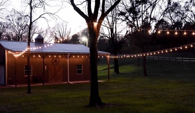 Collier Creek Wedding barn & 3 Cabins bundle on a beautiful creek