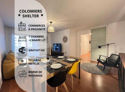 Colomiers Shelter - City, Terrasse, Wifi, Netflix
