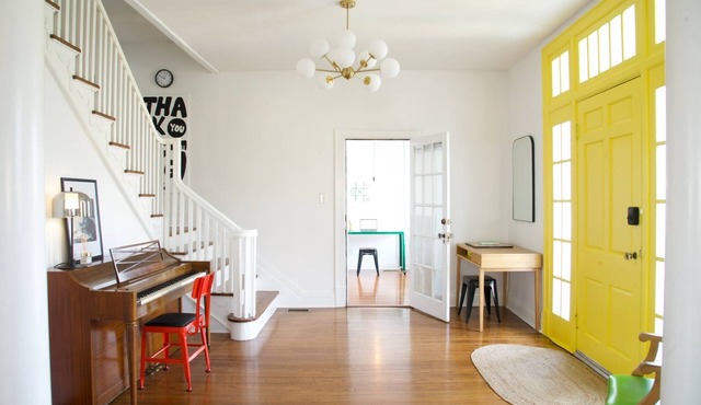 Color and fun awaits! This lively and charming home is sure to make you smile!