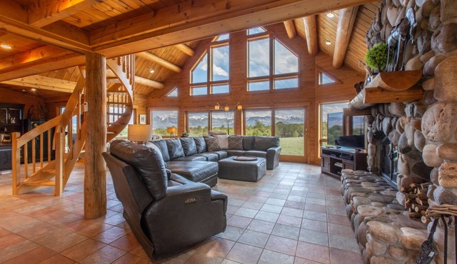 Colorado Luxury Log Home | 40 Private Acres | A/C | Views | STR2025-009