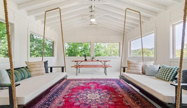 Colorful and Cozy River Retreat with a View