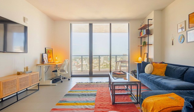 Colorful Luxury Downtown Miami Condo
