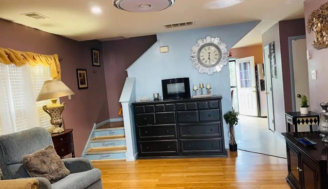 Colorful spacious 3 bedroom house near center