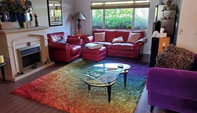 Colorful Warm Weather Jewel House 10,000 sq ft lot.