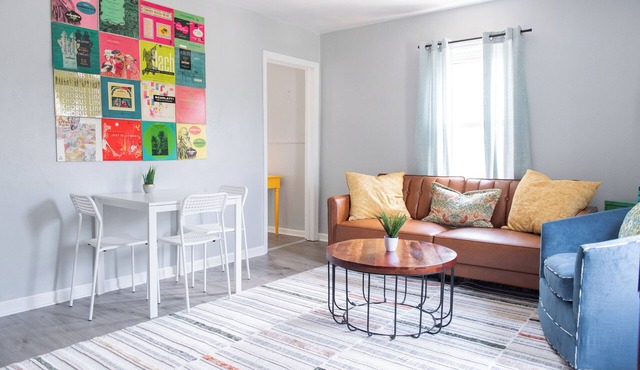 Colorfully fun, Pet-friendly Home in Lynchburg , Virginia with fire pit