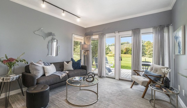 Come cozy up next to the fireplace at our contemporary condo centrally located