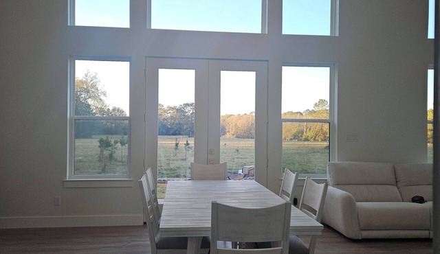 Come enjoy this modern cabin in Coldspring. Hiking, Biking, Lakes and more.