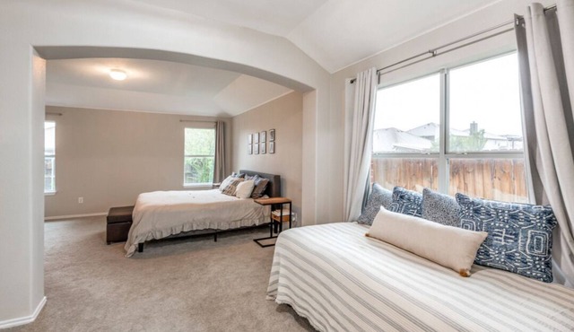 Come experience Roanoke, TX in your fully furnished 3 bed/2bath home!