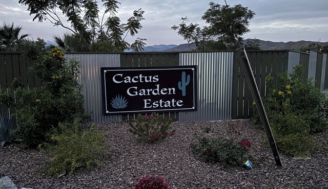 Come stay at our Lovely Cactus Gardens Estate pool property close to all casinos