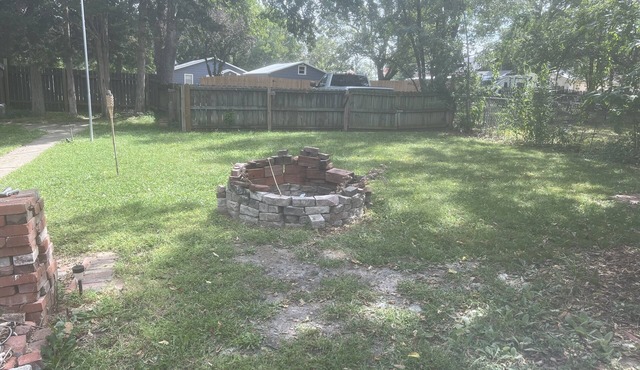 Come stay in this unique peacful cabin, tucked away in our large yard.