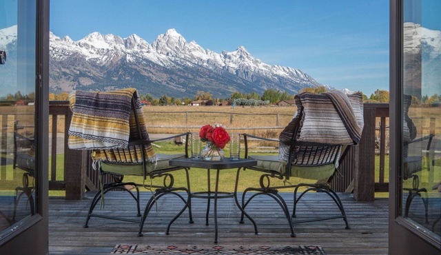 Come stay under the Tetons!